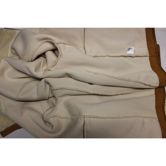 Orvis Stowe Sherpa Jacket Men’s Size Medium Faux Shearling Fleece Zip Front‎ - Picture 6 of 15